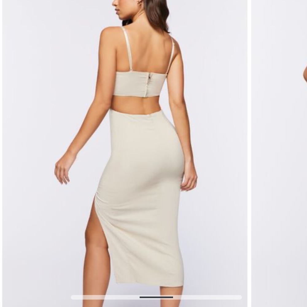 Cutout Midi Cami Dress - Picture 2 of 5